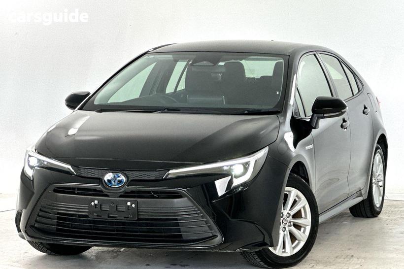 Black 2024 Toyota Corolla Sedan Ascent Sport Hybrid