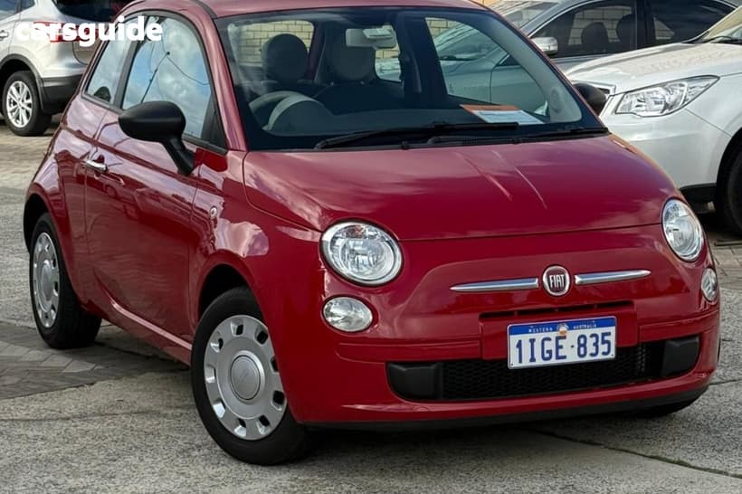 Red 2016 Fiat 500 Hatchback Pop