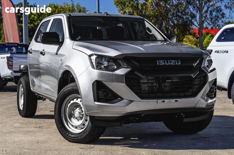 Silver 2026 Isuzu D-MAX Crew Cab Chassis Sx (4X4)