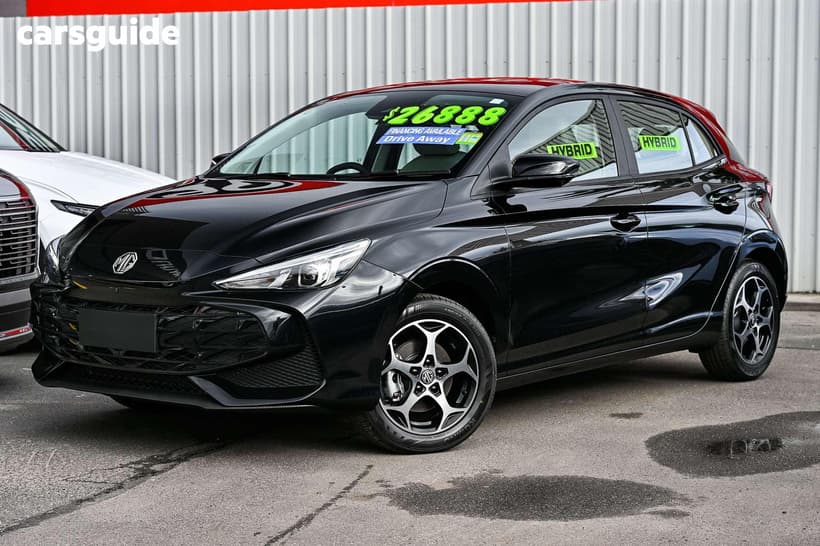 Black 2024 MG MG3 Hatchback Essence Hybrid+