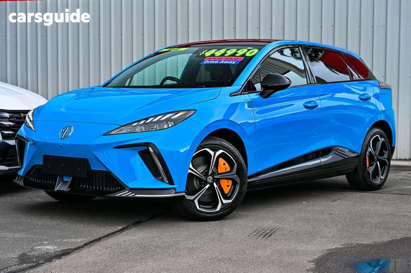 Blue 2025 MG MG4 Hatchback Xpower