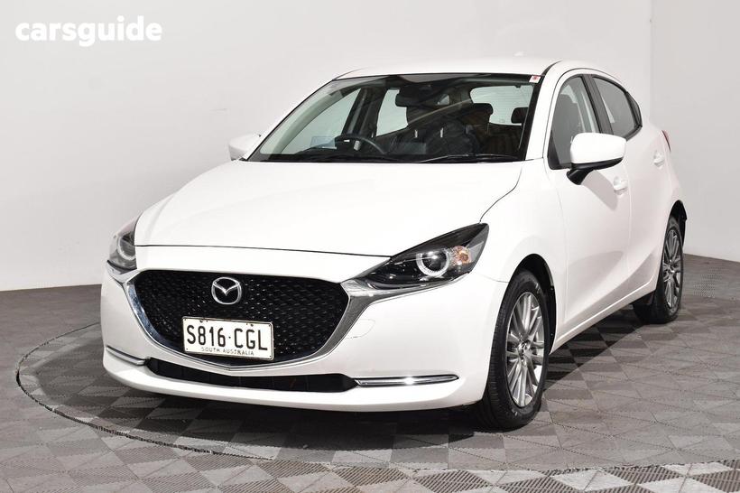 White 2020 Mazda 2 Hatchback G15 Evolve