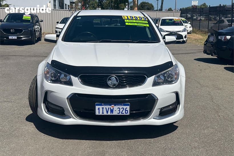 White 2017 Holden UTE Utility Sv6