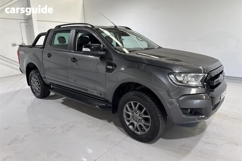 Grey 2018 Ford Ranger Dual Cab Utility Fx4 Special Edition