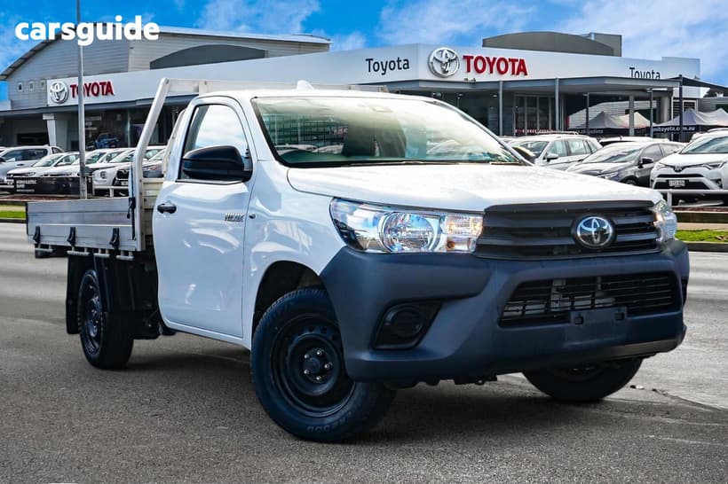 White 2022 Toyota Hilux Cab Chassis Workmate (4X2)