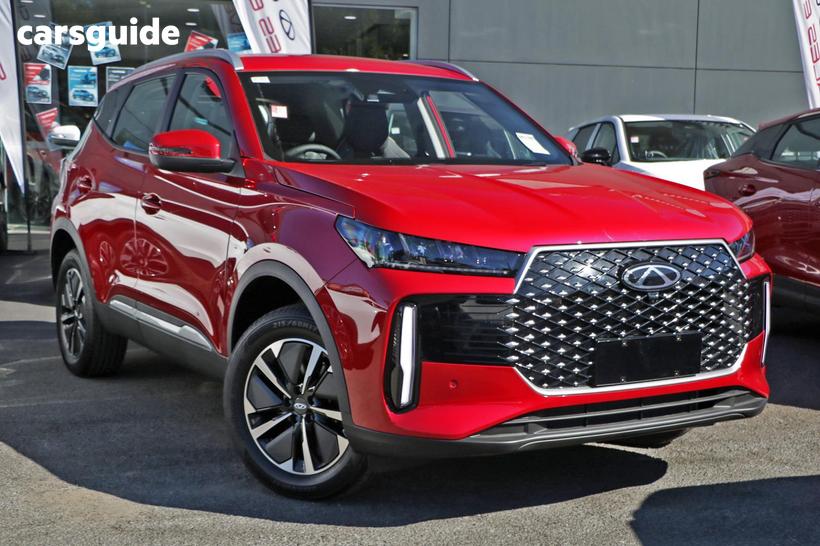 Red 2025 Chery Tiggo 4 Wagon Ultimate Hev