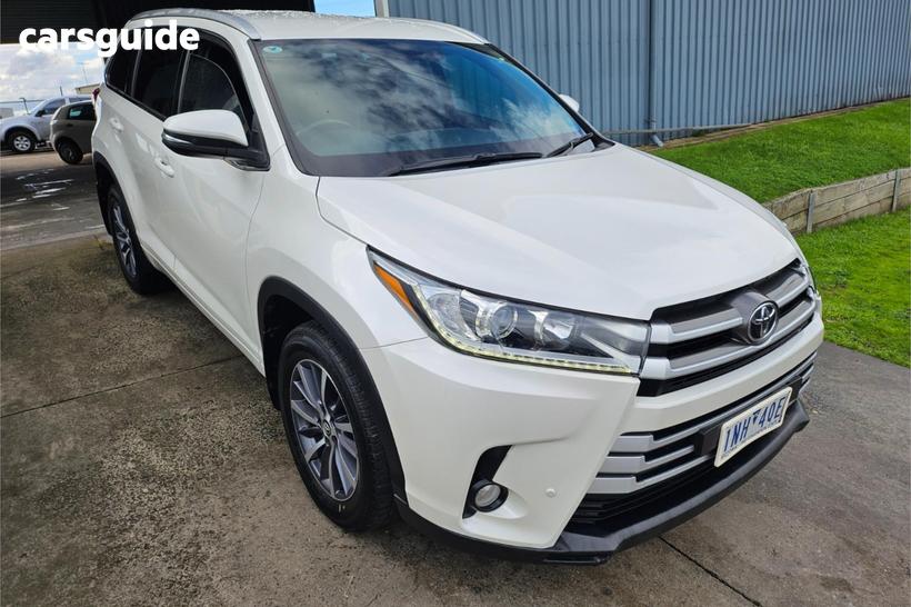 White 2017 Toyota Kluger Wagon Gxl (4X4)