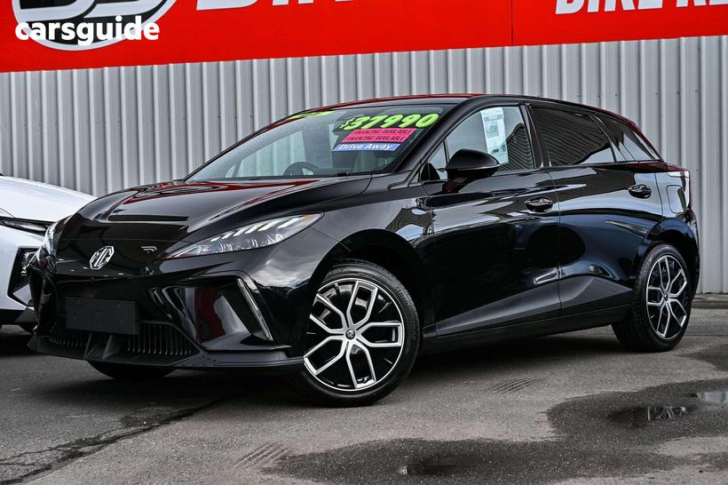 Black 2025 MG MG4 Hatchback Essence 64 150Kw