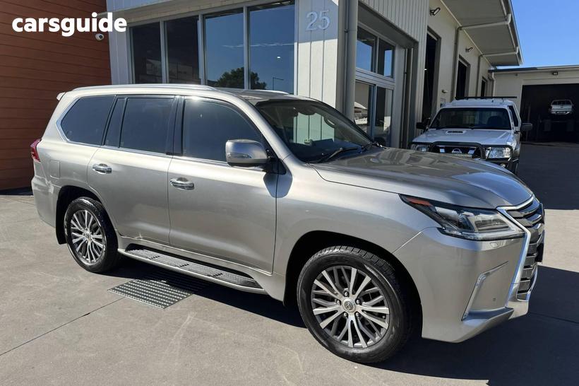 Silver 2018 Lexus LX450D Wagon