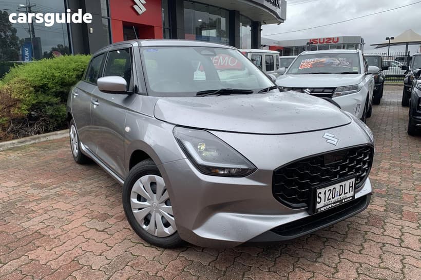 Silver 2025 Suzuki Swift Hatchback Hybrid