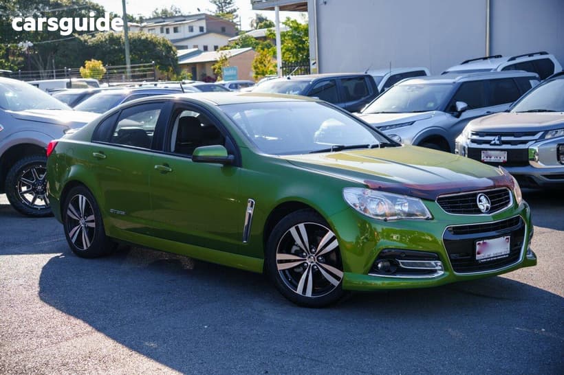 Green 2015 Holden Commodore Sedan Sv6 Storm