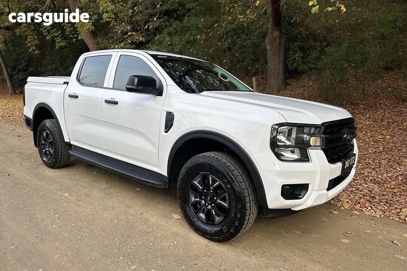 White 2024 Ford Ranger Double Cab Pick Up Xl 2.0 (4X4) Black Edition