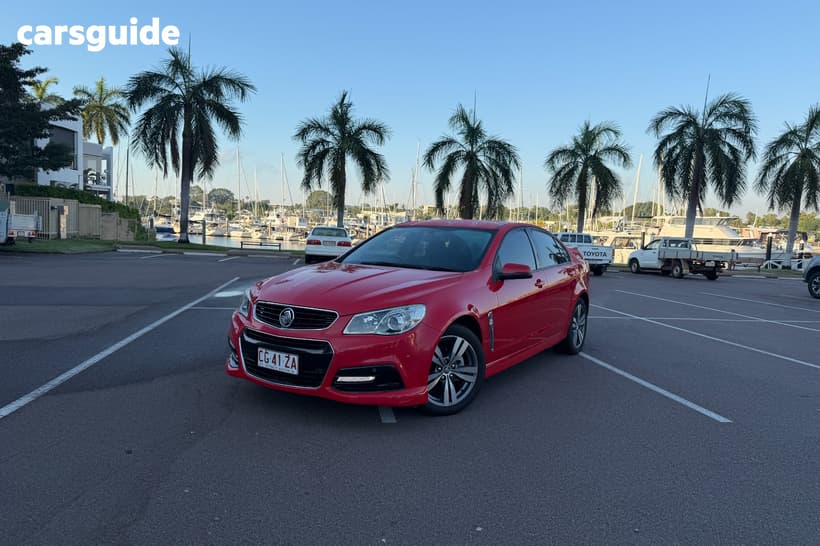 Red 2013 Holden Commodore Sedan Sv6