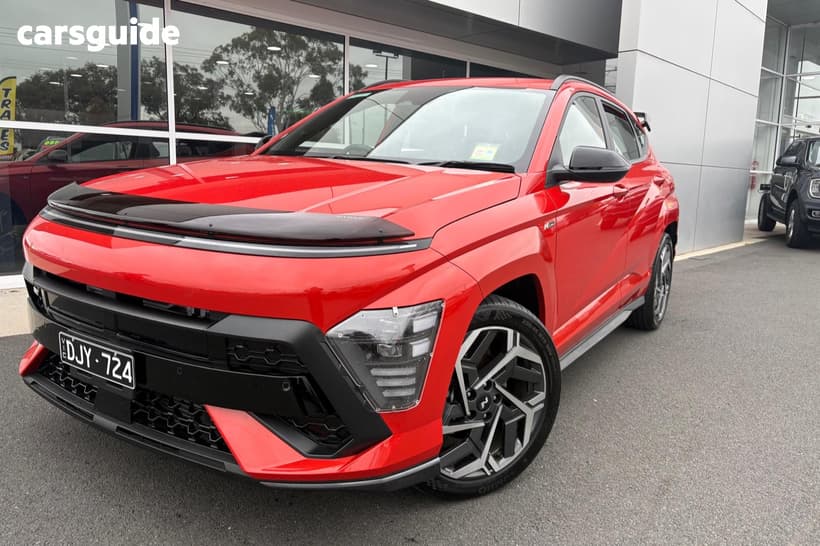 Orange 2025 Hyundai Kona Wagon N Line