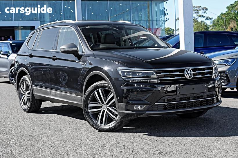 Black 2021 Volkswagen Tiguan Wagon Allspace 162 Tsi Highline