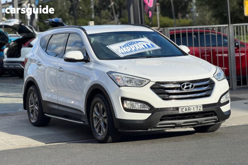 White 2015 Hyundai Santa FE Wagon Active Crdi (4X4)