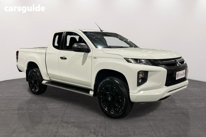 White 2021 Mitsubishi Triton Ute Tray