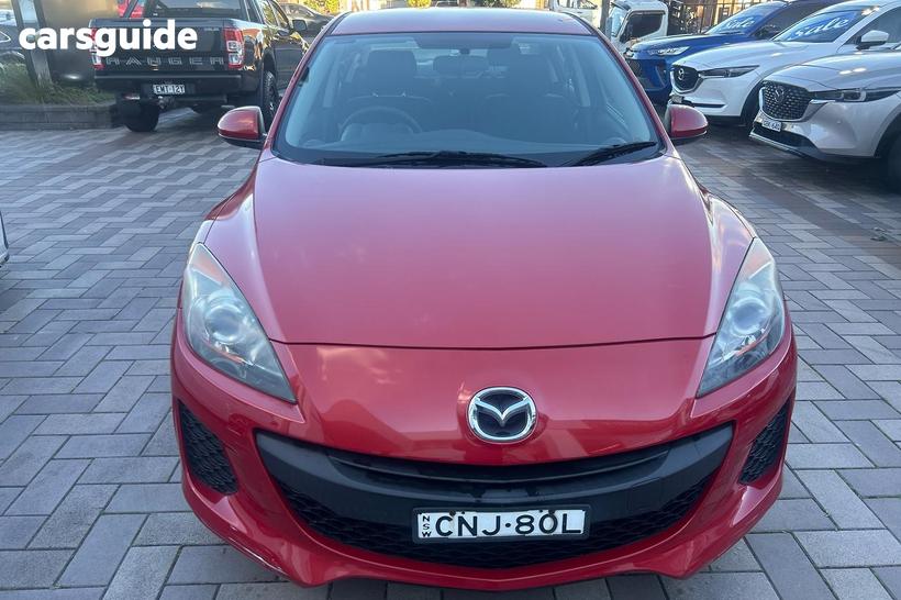 Red 2013 Mazda 3 Hatchback Neo