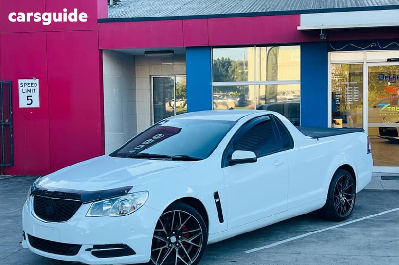 White 2016 Holden UTE Utility