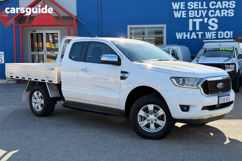 White 2022 Ford Ranger Super Cab Utility Xlt 3.2 (4X4)