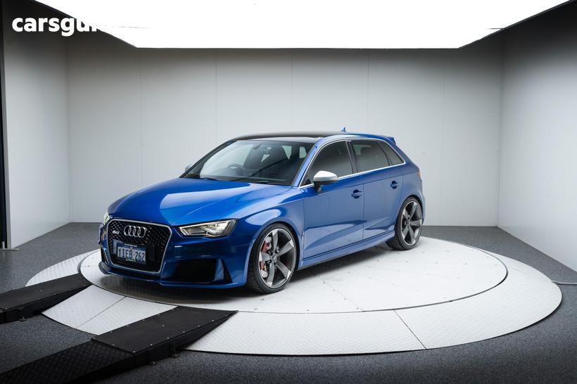 Blue 2016 Audi RS3 Hatchback Sportback Quattro