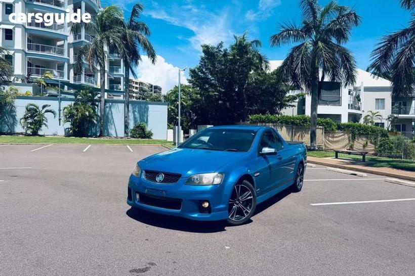 Blue 2012 Holden Commodore Utility Sv6