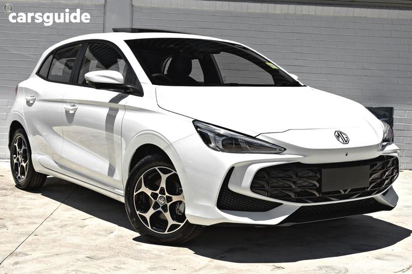 White 2025 MG MG3 Hatchback Excite Hybrid+