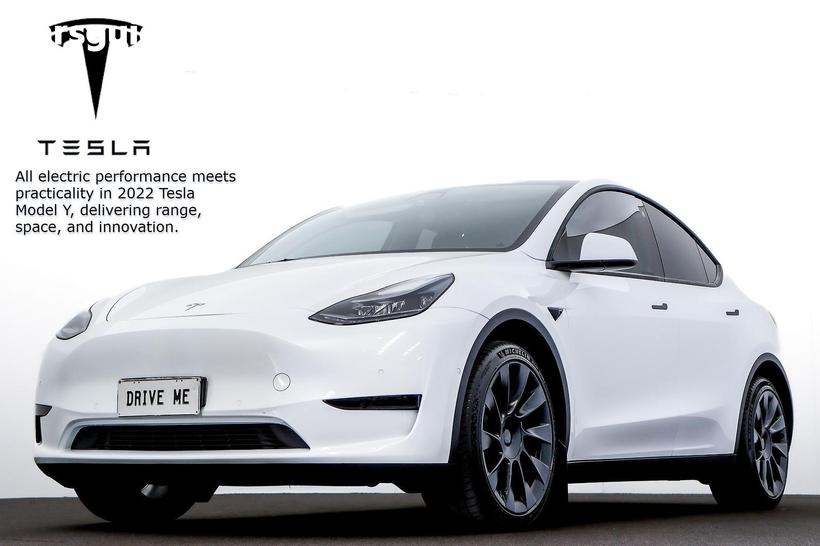 White 2022 Tesla Model Y Wagon Rear-Wheel Drive
