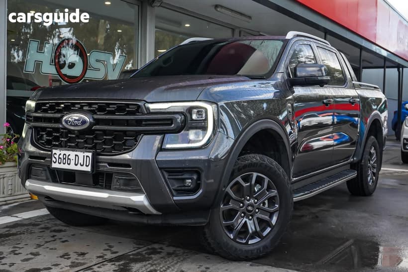 Grey 2023 Ford Ranger Double Cab Pick Up Wildtrak 3.0 (4X4)