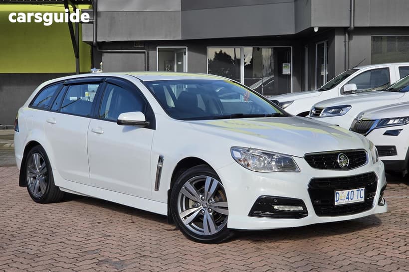 White 2014 Holden Commodore Sportswagon Sv6