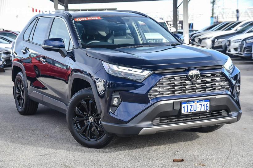 Blue 2025 Toyota RAV4 Wagon Cruiser (Awd) Hybrid