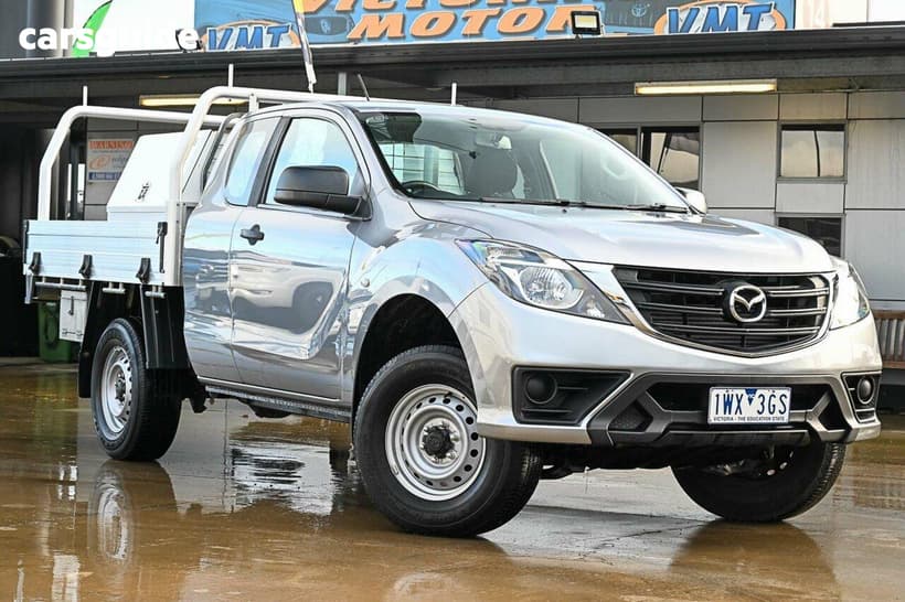 Silver 2020 Mazda BT-50 Freestyle Cab Chassis Xt (4X2) (5Yr)