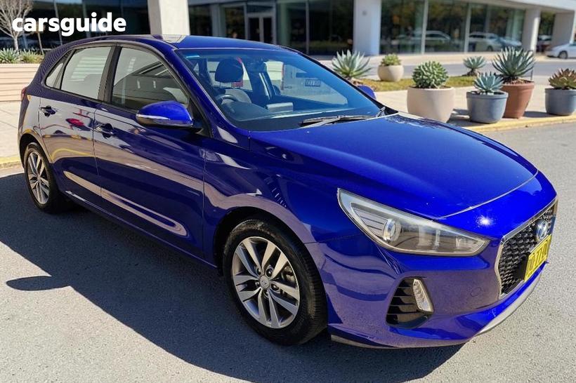 Blue 2019 Hyundai I30 Hatchback Active