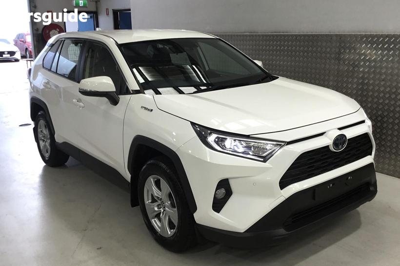 White 2021 Toyota RAV4 Wagon Gx (Awd) Hybrid