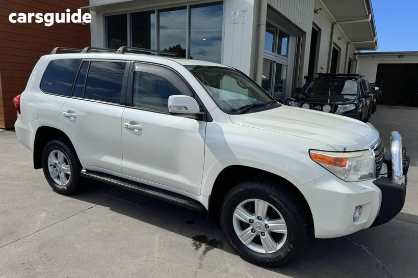 White 2012 Toyota Landcruiser Wagon Vx (4X4)