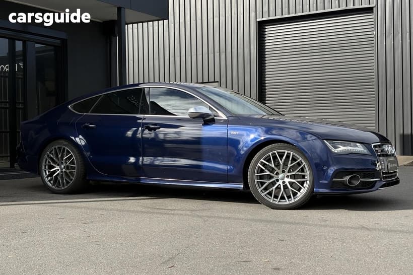 Blue 2012 Audi S7 Hatchback Sportback 4.0 Tfsi Le