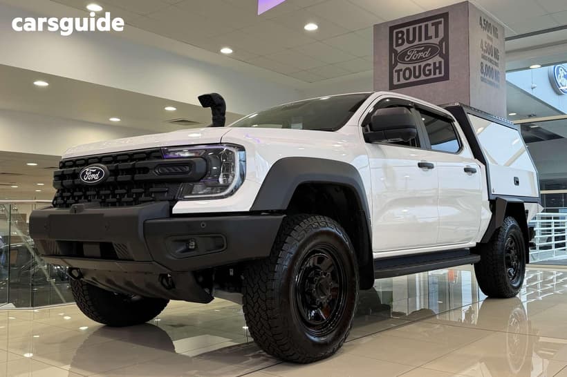 White 2025 Ford Ranger Dual Cab Chassis Super Duty (4X4)