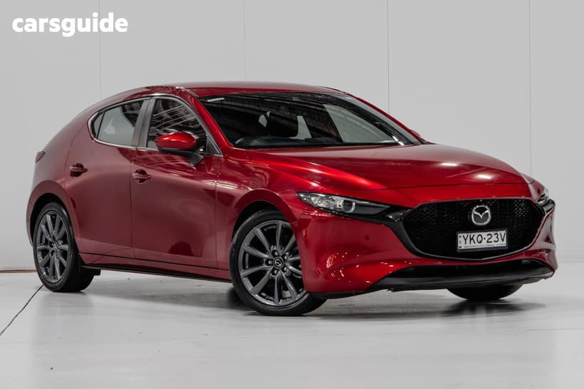 Red 2020 Mazda 3 Hatchback G20 Evolve