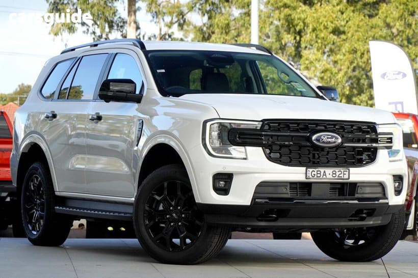 White 2025 Ford Everest Wagon Sport (Rwd)