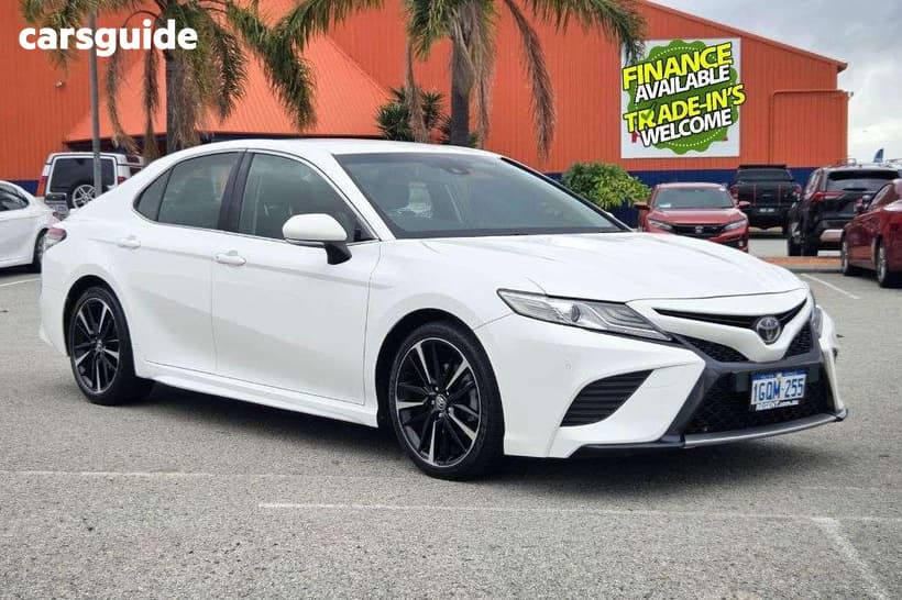 White 2018 Toyota Camry Sedan Sx V6