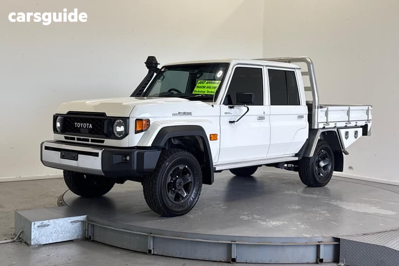 White 2024 Toyota Landcruiser Double Cab Chassis Lc79 Gxl
