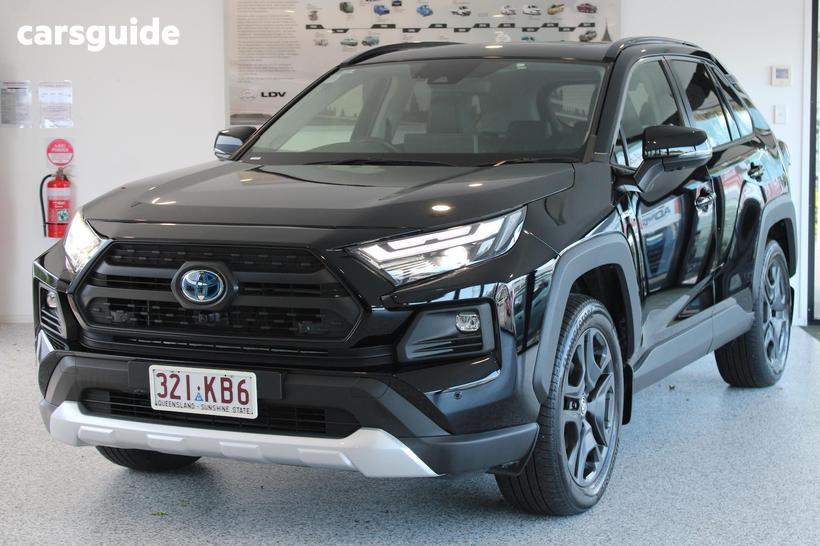 Black 2024 Toyota RAV4 Wagon Edge (Awd) Hybrid