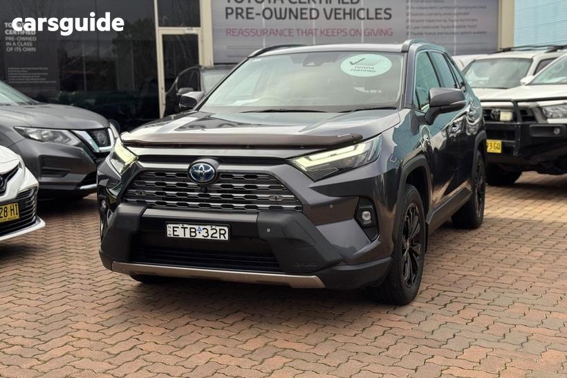 Grey 2022 Toyota RAV4 Wagon Cruiser (Awd) Hybrid
