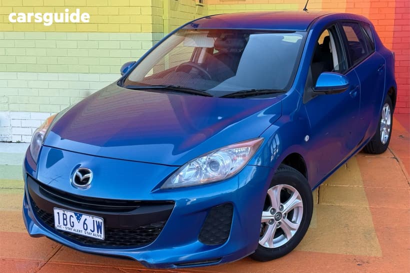 Blue 2013 Mazda 3 Hatchback Neo