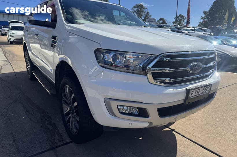 White 2018 Ford Everest Wagon Titanium (4Wd 7 Seat)
