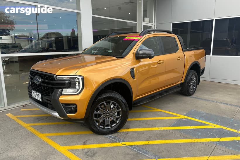 Yellow 2025 Ford Ranger Double Cab Pick Up Wildtrak 3.0 (4X4)