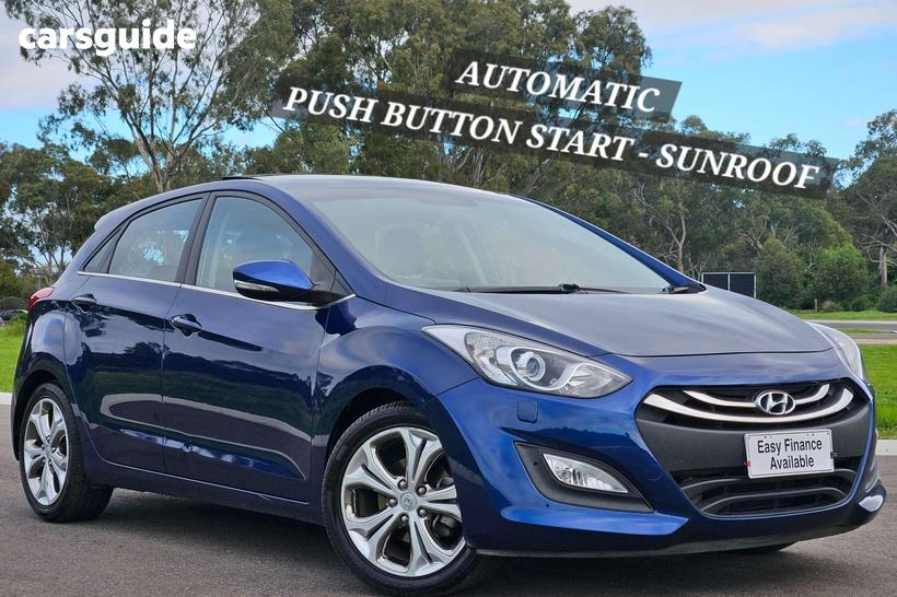 Blue 2012 Hyundai I30 Hatchback Premium