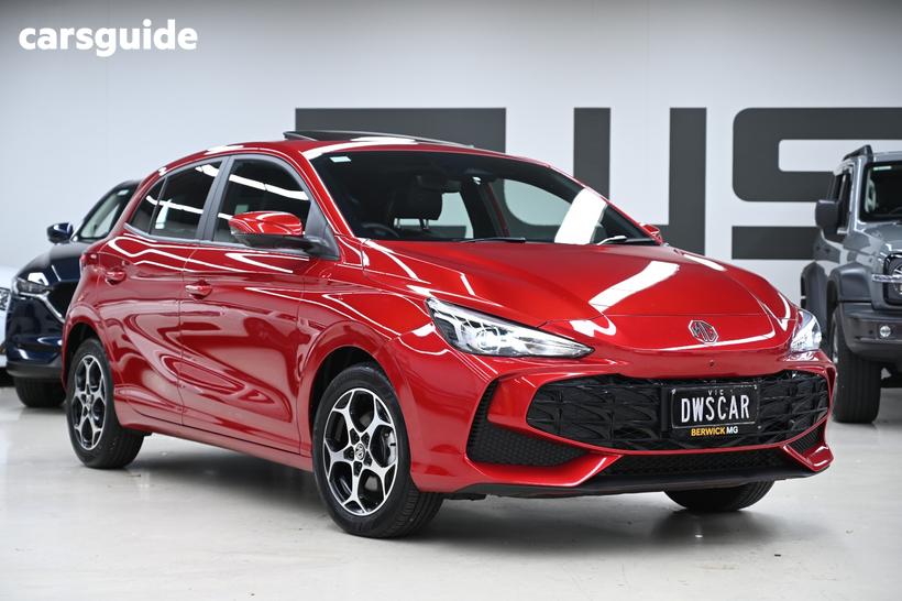 Red 2024 MG MG3 Hatchback Essence Hybrid+
