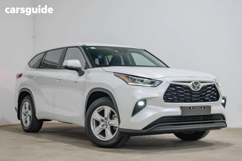 White 2024 Toyota Kluger Wagon Gx Hybrid Awd
