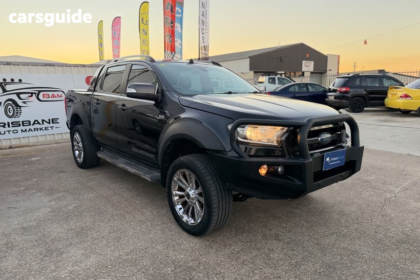 Black 2016 Ford Ranger Dual Cab Pick-up Wildtrak 3.2 (4X4)